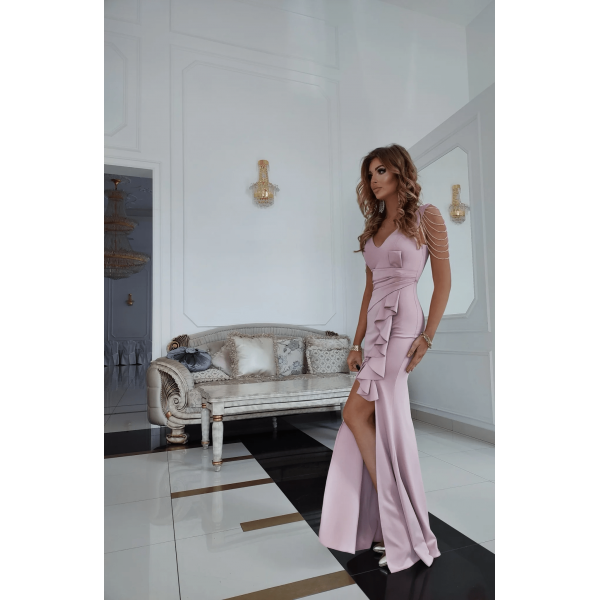 SVEČANA DUGA PUDERANA HALJINA